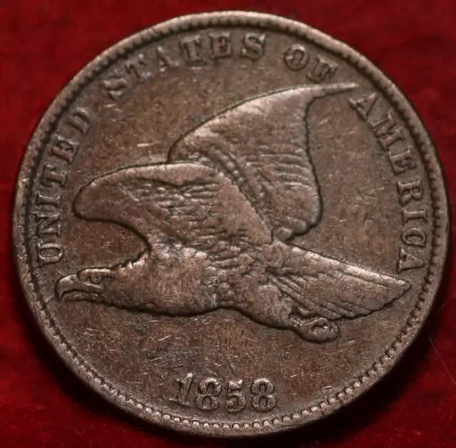 1858 Philadelphia Mint Copper-Nickel Flying Eagle Cent