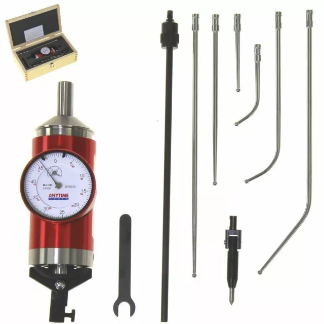 Coaxial Centering Indicator Co-Ax Precision Milling Machine Test Dial+Stylus