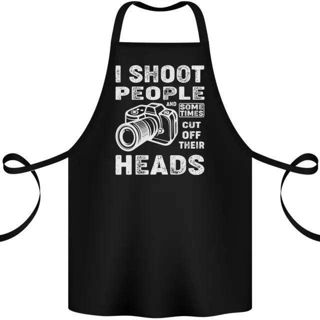 Photography I Shoot People Photographer Cotton Apron 100% Organic