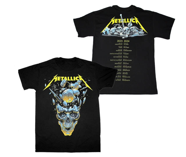 METALLICA METAL THRASH Band TShirt Tour 20232024 Rock Heavy Event