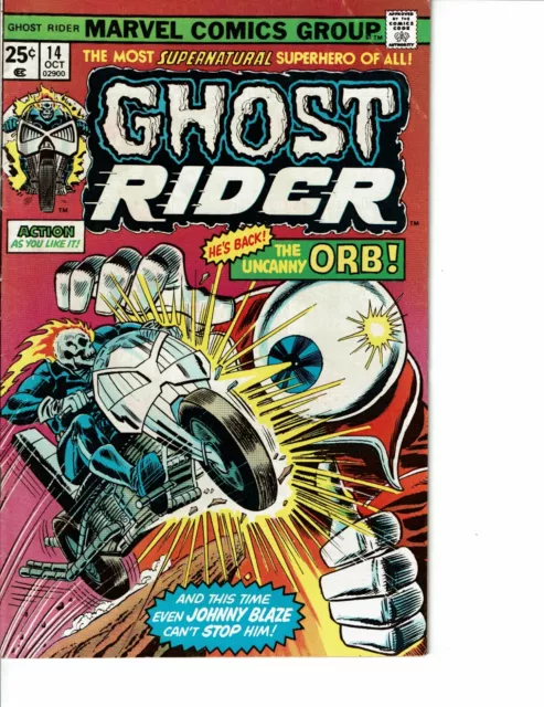 Ghost Rider #14 The Uncanny Orb (1975 Marvel Comics)