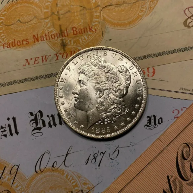 ✯ GEM BU Morgan Silver Dollar From OBW Roll Estate Hoard ✯ Mint Unc ✯ 2