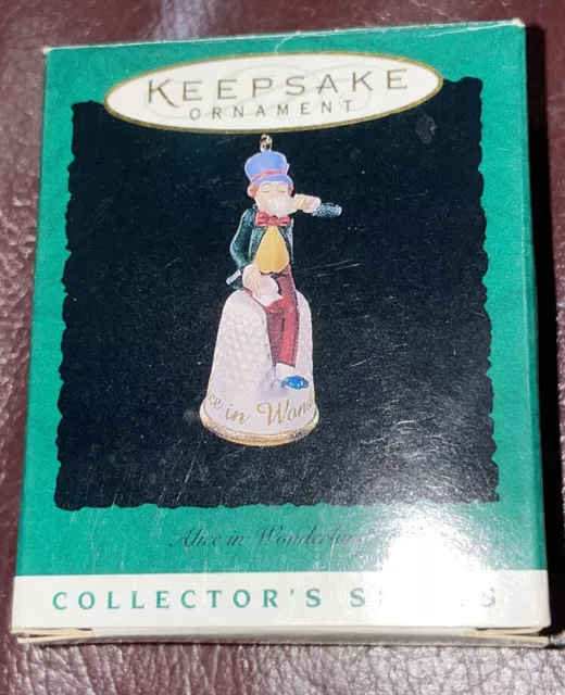 Hallmark Miniature Alice In Wonderland Mad Hatter 1996 Keepsake Ornament