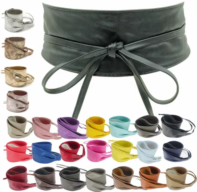 Ceinture large a nouer femme top