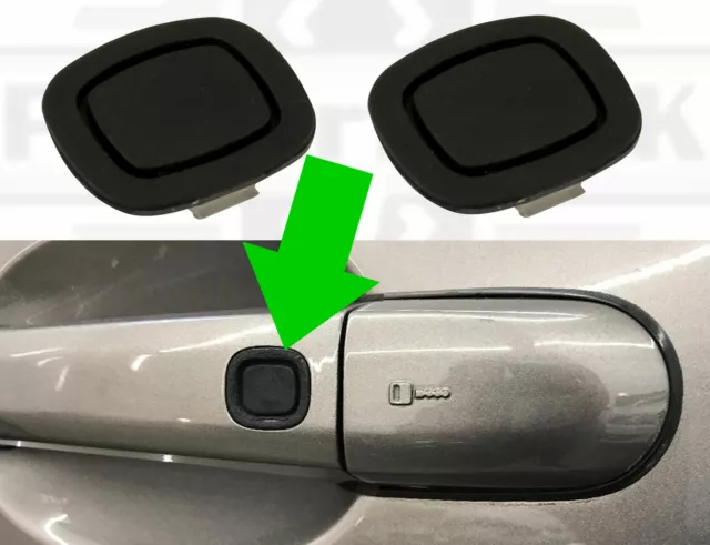 DOOR HANDLE TOUCH Button Inserts for Volvo S80 Keyless Entry (Pair