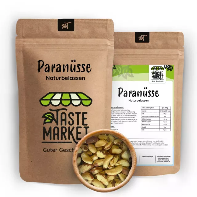 Paranüsse | GRÖSSENAUSWAHL | Paranusskerne | ganze Nüsse | shelled brazil nuts N