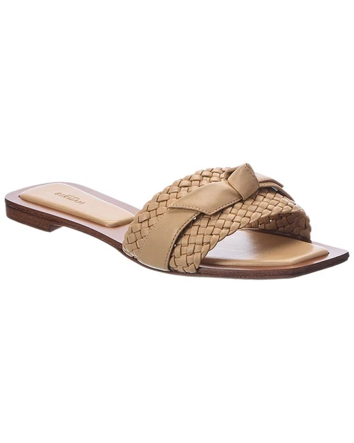 Alexandre Birman Clarita Woven Leather Sandal Women's Brown 38.5 Alexandre Birman Clarita Woven Leather Sandal Women's Brown 38.5
