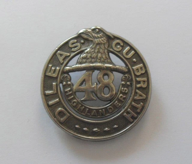 CANADIAN ARMY CAP BADGE. 48th. HIGHLANDERS OF CANADA. ( 002. ). CANADIAN ARMY CAP BADGE. 48th. HIGHLANDERS OF CANADA. ( 002. ).