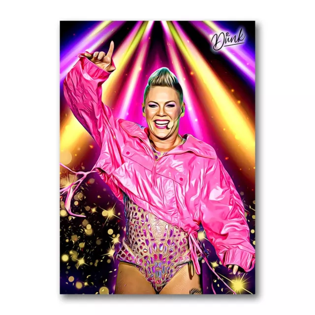 Pink Headliner Sketch Card Limited 01/30 Dr. Dunk Signed