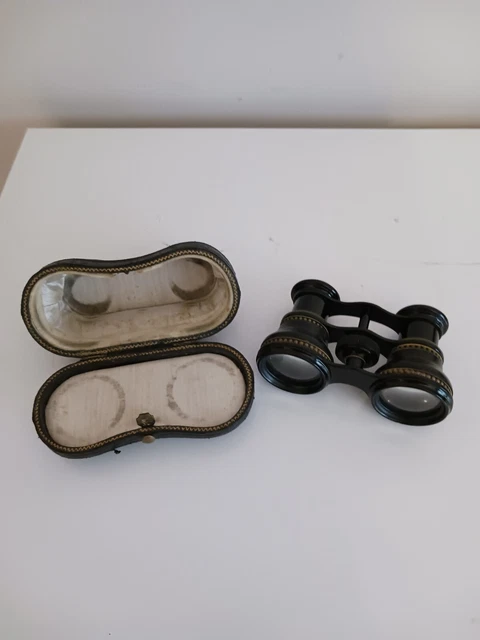 Ancienne Paire De Jumelles De Théâtre – Grossissement 2x – Vintage – Marque Générique