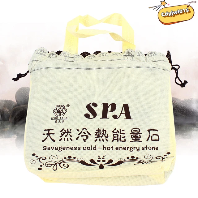 ELECTRIC HOT STONE Heater SPA Body Massage Basalt Rock Heating Bag