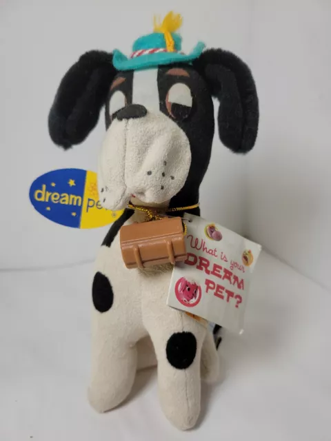 Retro Style R. Dakin & Co Dream Pets Bernard 7" Plush Stuffed Dog Collectible