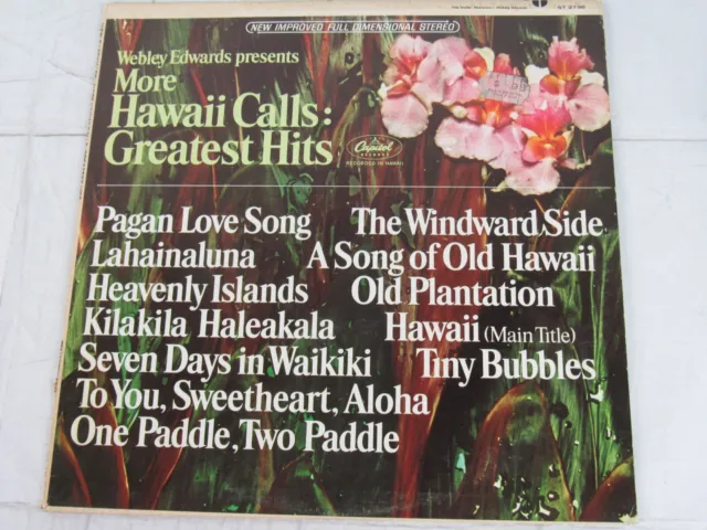 More Hawaii Calls: Greatest Hits, Webley Edwards, Vinyl Records LP