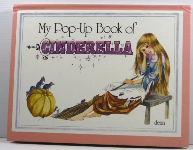 Pop up Book of Cinderella Children's by Anne Grahame Johnstone Vintage 1983