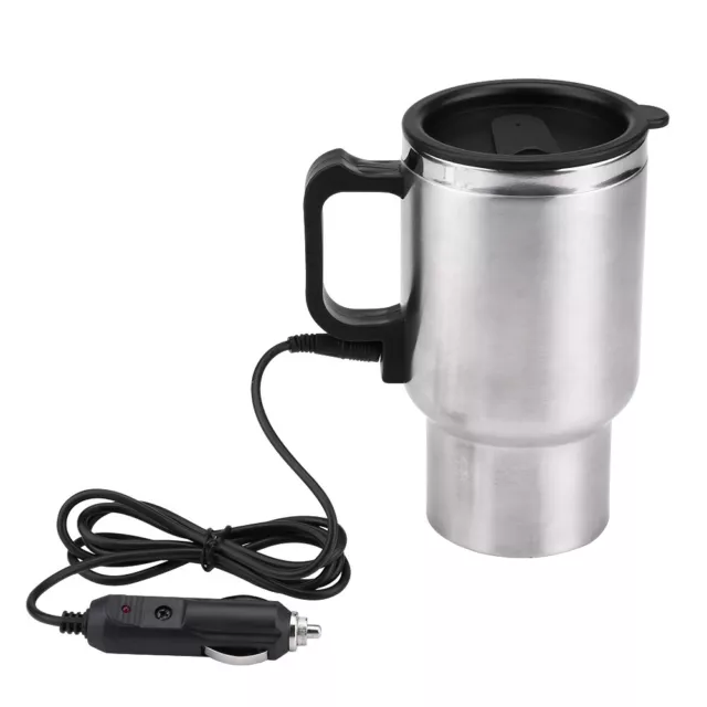12V 450ml Electric In-car Travel Heating Cup Coffee Tea Car Cup Mug DSO