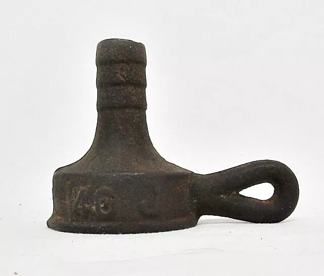 Vintage Cast Iron Nipple Cap 40J 2 In Inlet