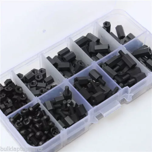 180 pz Kit Dado Vite 180 Pz Colonna Esagonale Maschio-Femmina Stallo Scatola