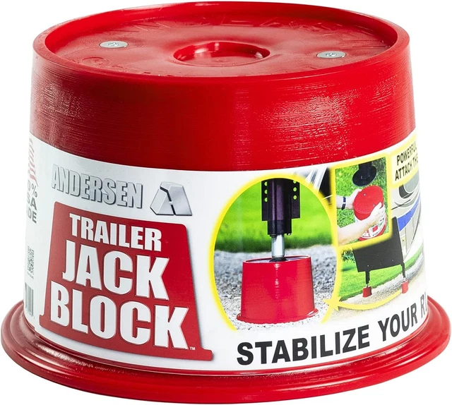 Trailer Jack Block with Magnets Stabilize Rv or Trailer