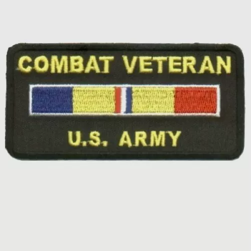 COMBAT VETERAN U.S. Army Embroidered Patch United States Military Usa ...