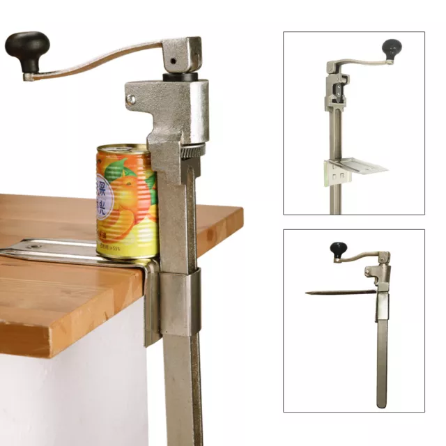 Heavy Duty Commercial Food Big Can Opener Kitchen Tool Restaurant Table Manual