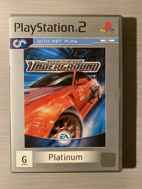 Need For Speed: Underground PS2 Game - NO Manual - Very Good Condition