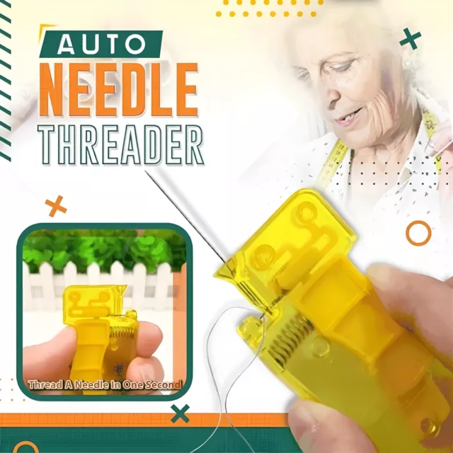 Automatic Needle Threader Hand Sewing Needle Threader Sewing Tool Accessory