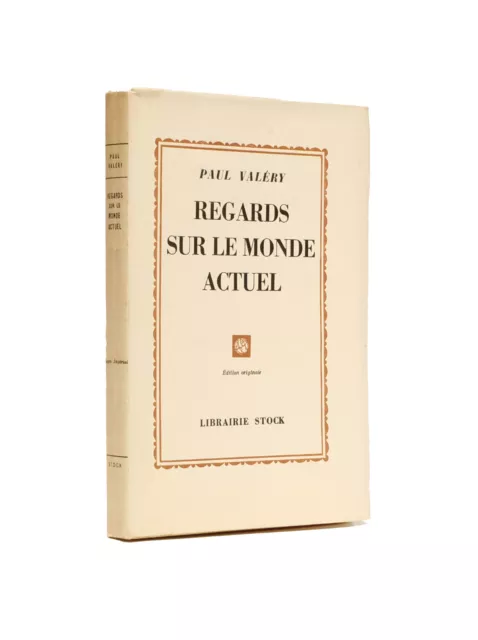 VALÉRY | Regards sur le monde actuel | 1931 | EO | Grand Papier