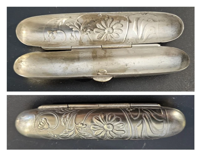 ALPACCA ANCIEN ÉTUI A Cigare En Métal Argenté EUR 44,00 - PicClick FR