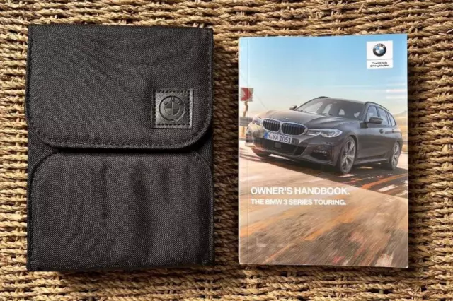 BMW 3 Series Touring / Estate Owners Handbook Manual & Wallet Pack 19-22 (2021)