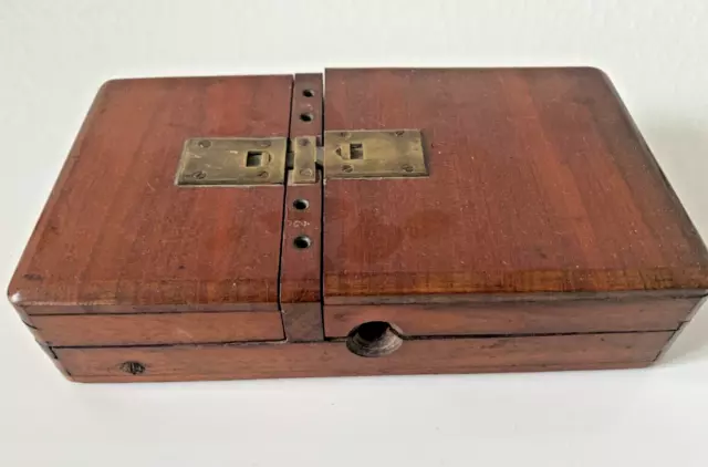 Ancienne trousse électrique dans son coffret bois - Oberthur et Fils - début XXe