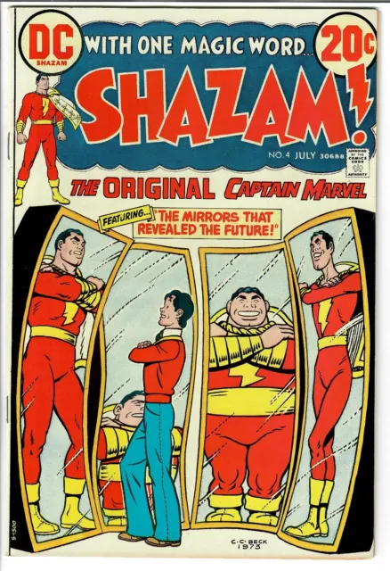 Shazam! (1973) #4 Ibac The Cursed C C Beck Art Denny O'Neil Origin Maggin VF/NM
