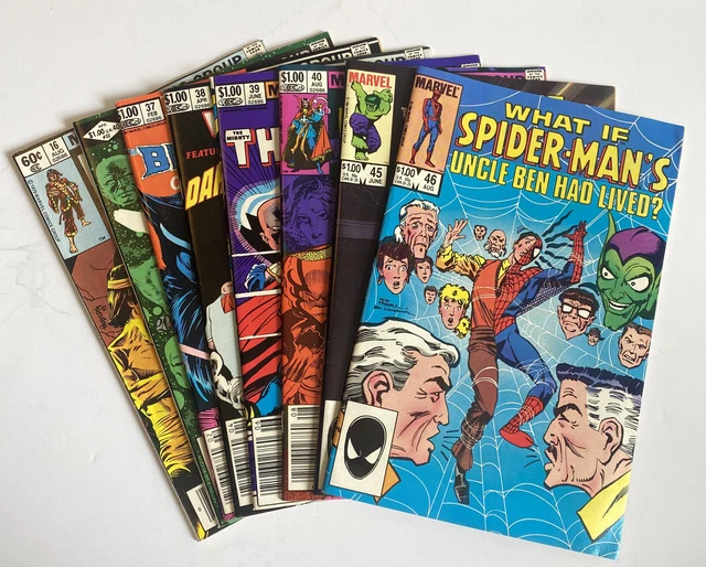 What If  #39 (LOT OF 8) Thor Battled Conan (16,32,37,38,39,40,45,46) PERFECT CON