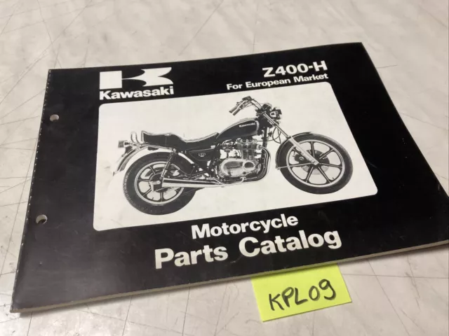 Kawasaki Z400 Ltd H3 Z KZ 400 catalogue pièces détachées parts list 400Z