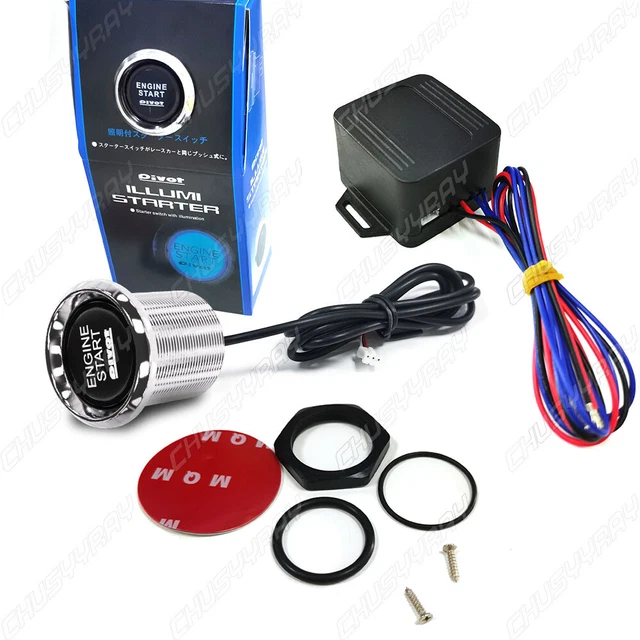 CAR KEYLESS ENGINE Start/Stop Switch Push Button Ignition Starter