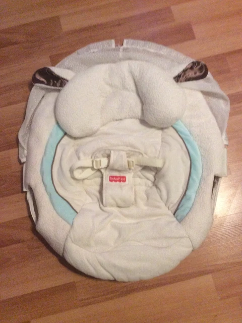 FISHER PRICE SNUGAPUPPY Cradle Swing Seat Cover Cushion Canopy Replacement Beige 22.50 PicClick