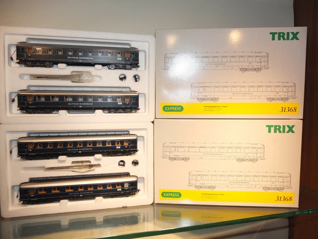◉TRIX◉TRIX◉15710◉Schnellwagen-set◉ ◉TRIX◉MINITRIX◉15710