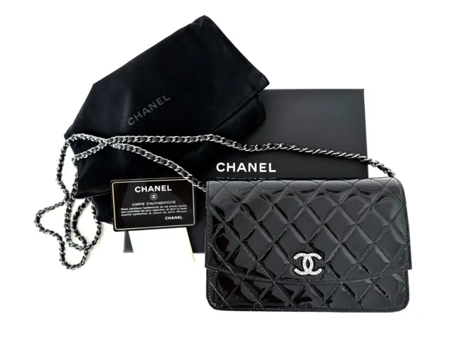 Chanel Wallet on Chain WOC Tasche Schwarz Neu