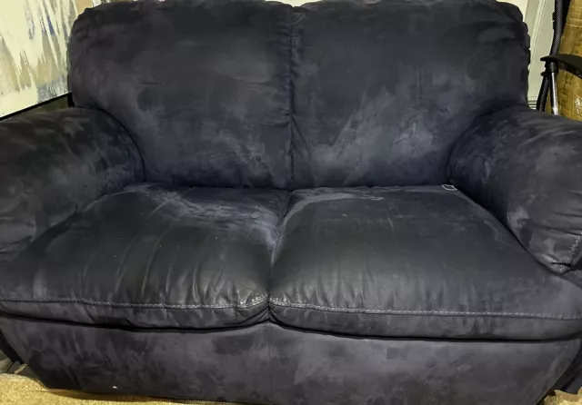 Dark Blue two seater couch