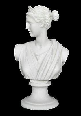 Diana Mistress of... Artemide dea della caccia Scultura busto in alabastro 