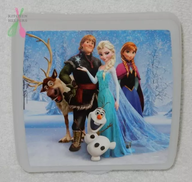 Tupperware Frozen Lunch Set, Sandwich Snowman Elsa Anna Kristoff Olaf- Brand New 2