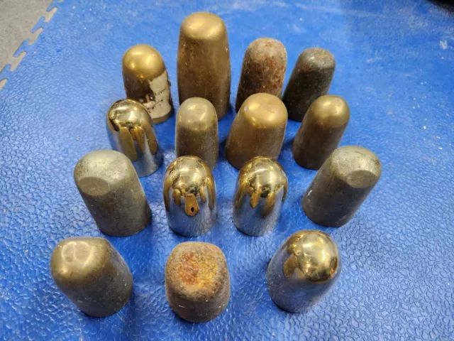 Job Lot Of 15 Solid Brass Horse Drawn Carriage Gig Shaft End