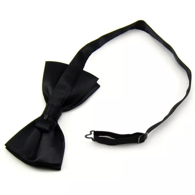 Men Formal Neckwear Bowtie Adjustable Solid Party Classic Bow Tie CBTIE34 2