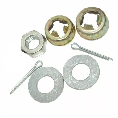 New Vespa LML PX Star Stella Rear & Front Hub Wheel Nut Washer Kit