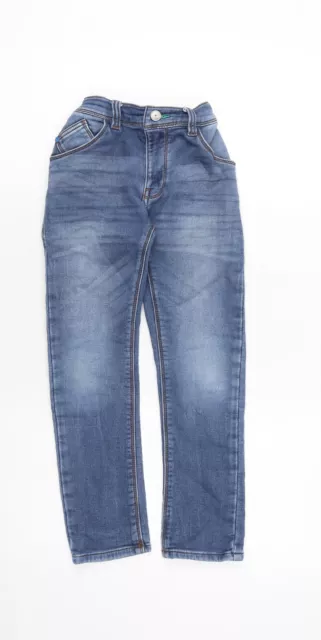 Jeans skinny blu da ragazzo NEXT cotone taglia 8 anni cerniera normale