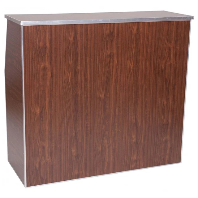 Portable Wood Folding Bar For Party Indoor Outdoor Removable Shelf