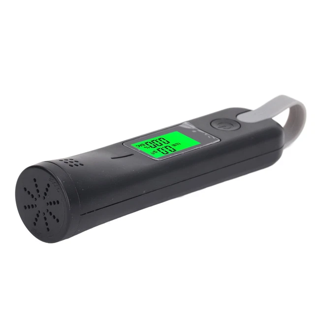 (Black)Breath Tester High DC 5C Quick Response Breath Alcohol Tester Automatic
