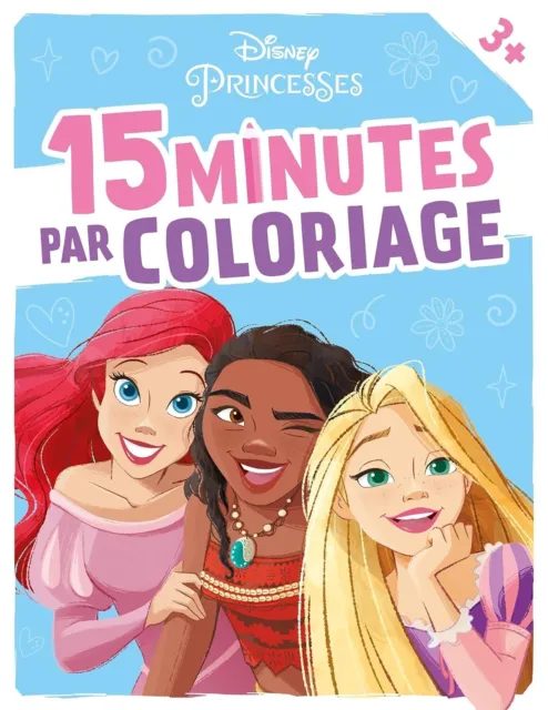 9782017192541 15 MINUTES de coloriage Disney Princesses - Disney