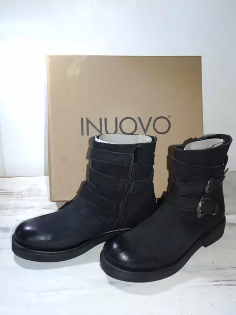 IUNOVO NEUVES en boite pointure 38 boots bottines lasuperba femme cuir noir