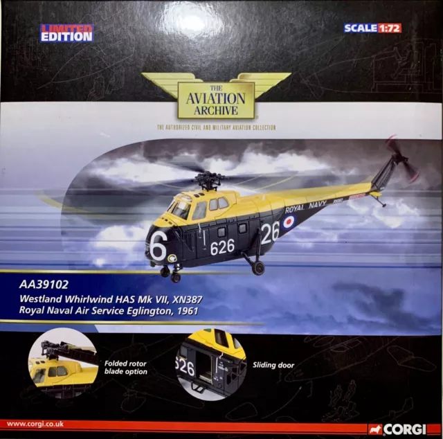 Westland Whirlwind - Royal Naval Air Service, Eglington 1961 - Corgi- 1:72 Scale