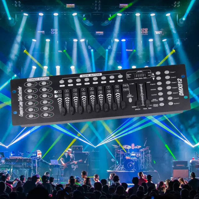 Controller 192CH DMX512 Stage Light Console Light Operator Disco Party Club Show